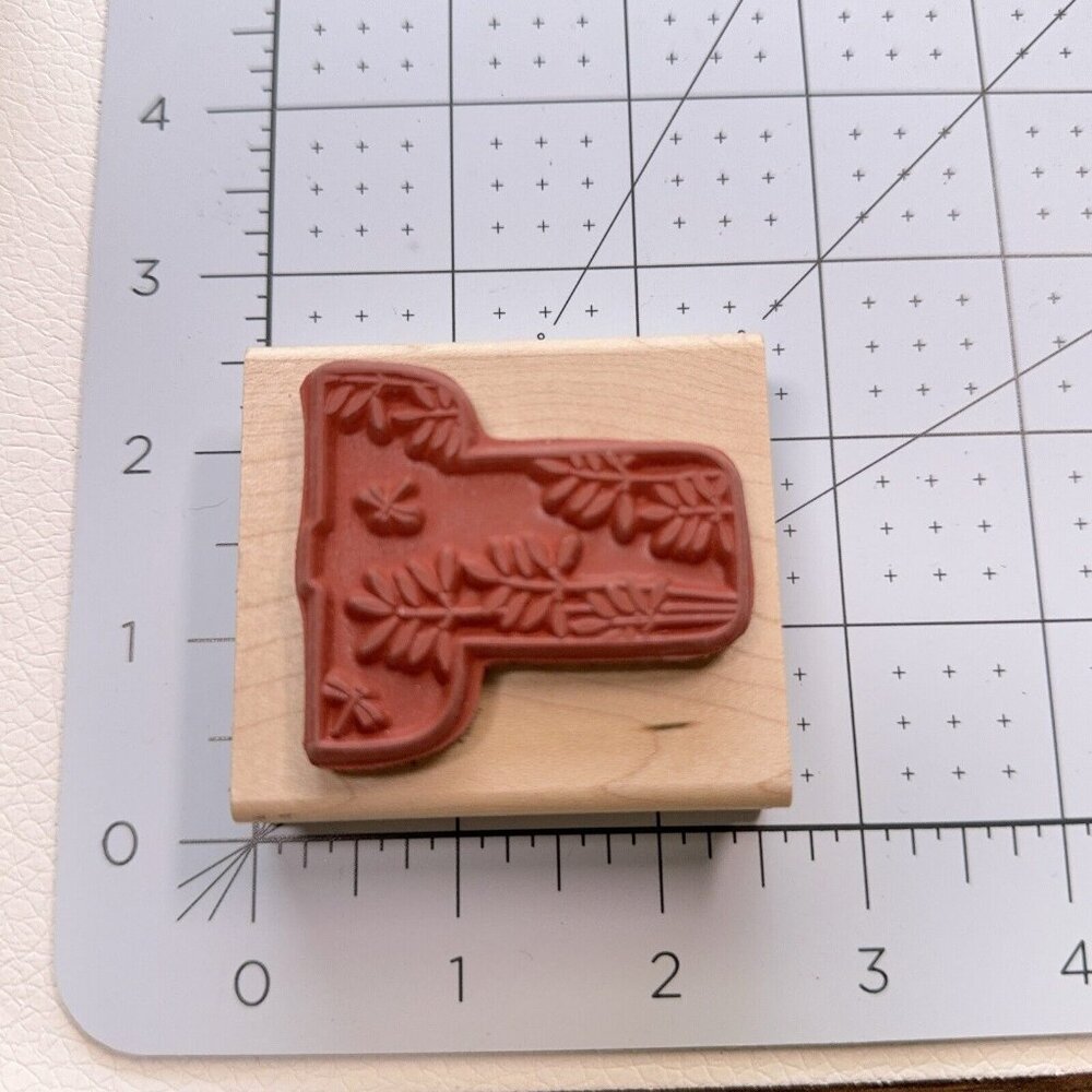 Kimono Bamboo Dragon Fly Rubber Stamp Hot Potatoes Nature Fashion Craft - Picture 4 of 4